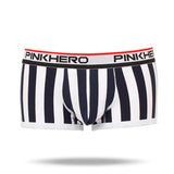 2021 Dynamic Yarn-Dyed Stripes Men's Boxer Briefs - Amamble