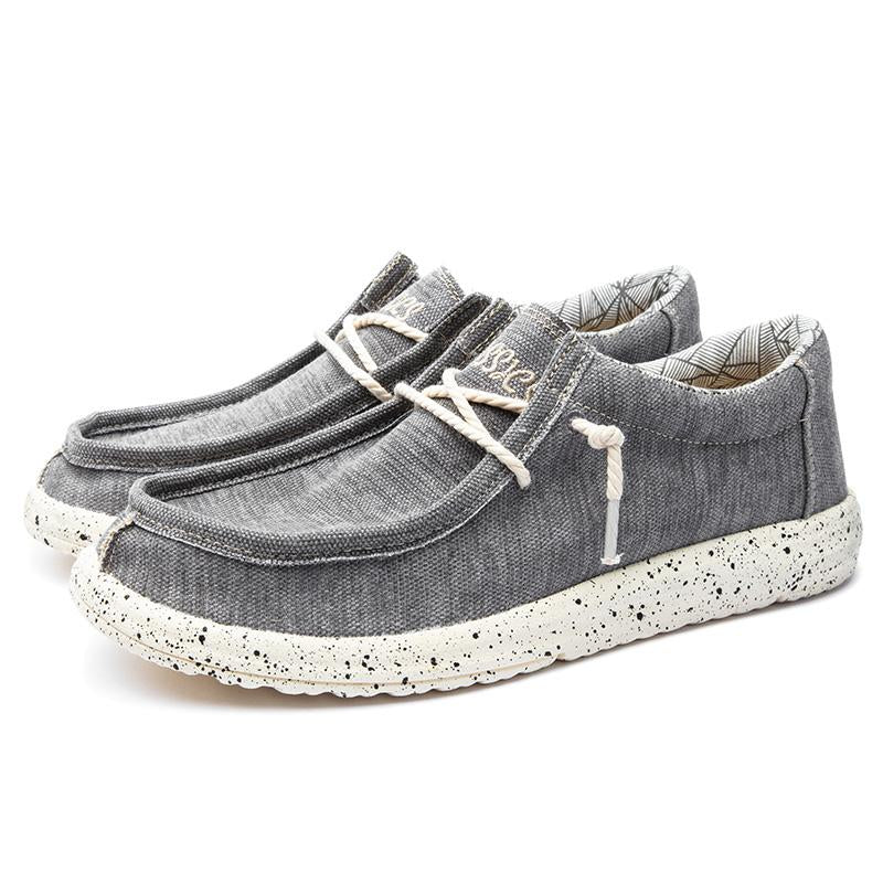 Men's casual trend canvas shoes - Amamble