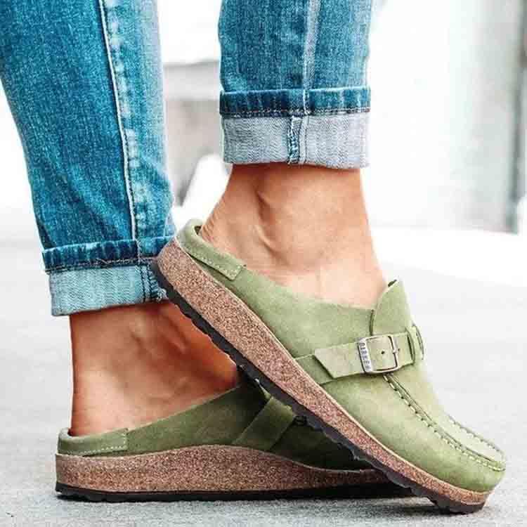 Round Toe Sandals - Amamble