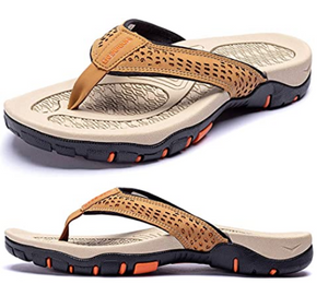 Men's Thong Sandals Comfortable Beach Sandals - Amamble
