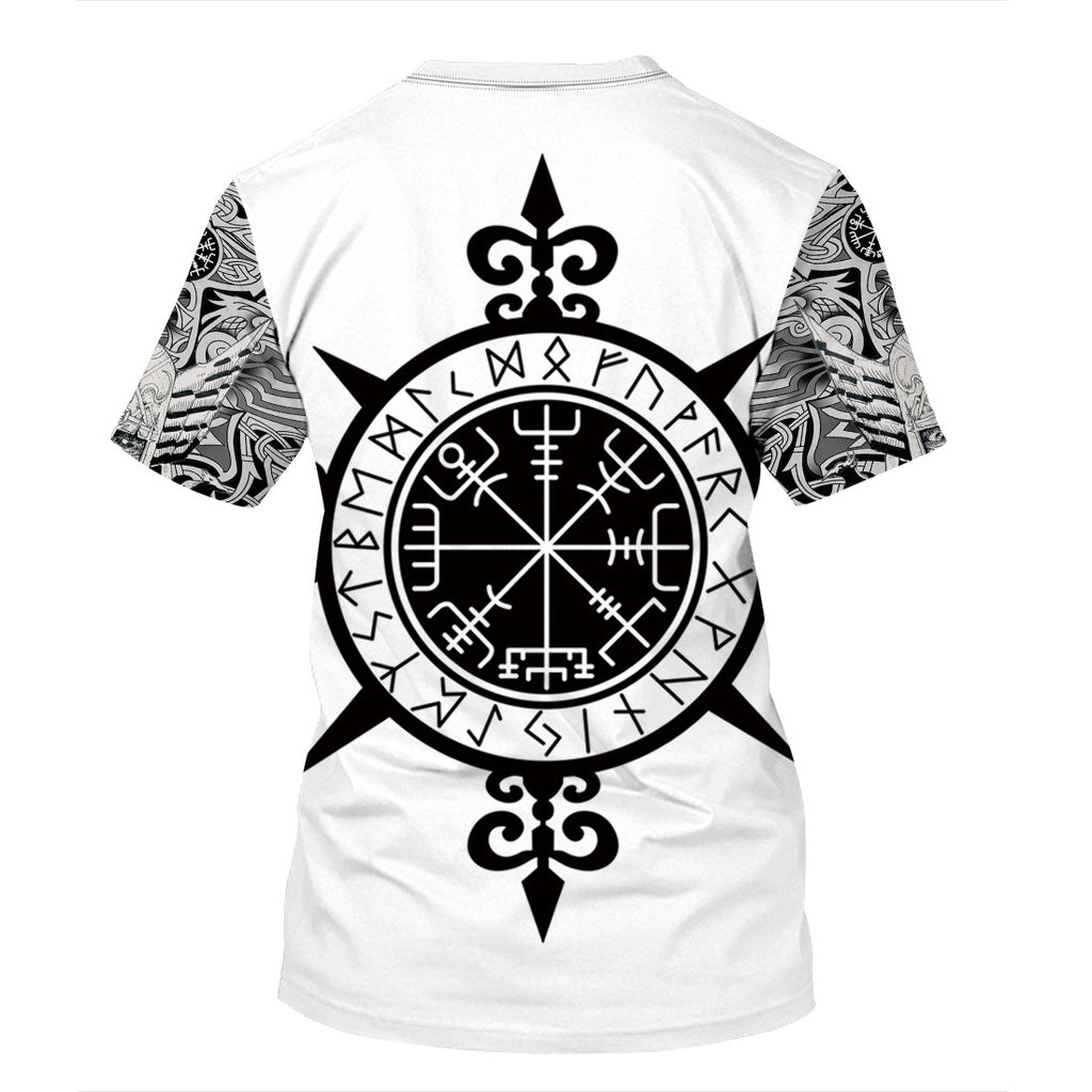 Viking Myth 3D Short-Sleeved T-Shirt - Amamble