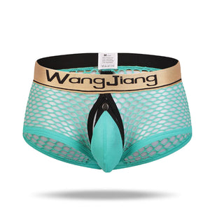 2021 men's mesh split boxer beiefs - Amamble