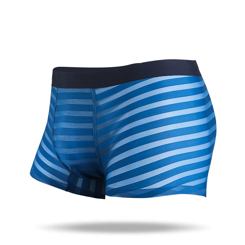 Men's ice silk thin boxer briefs - Amamble