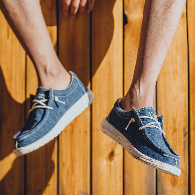 Men's casual trend canvas shoes - Amamble