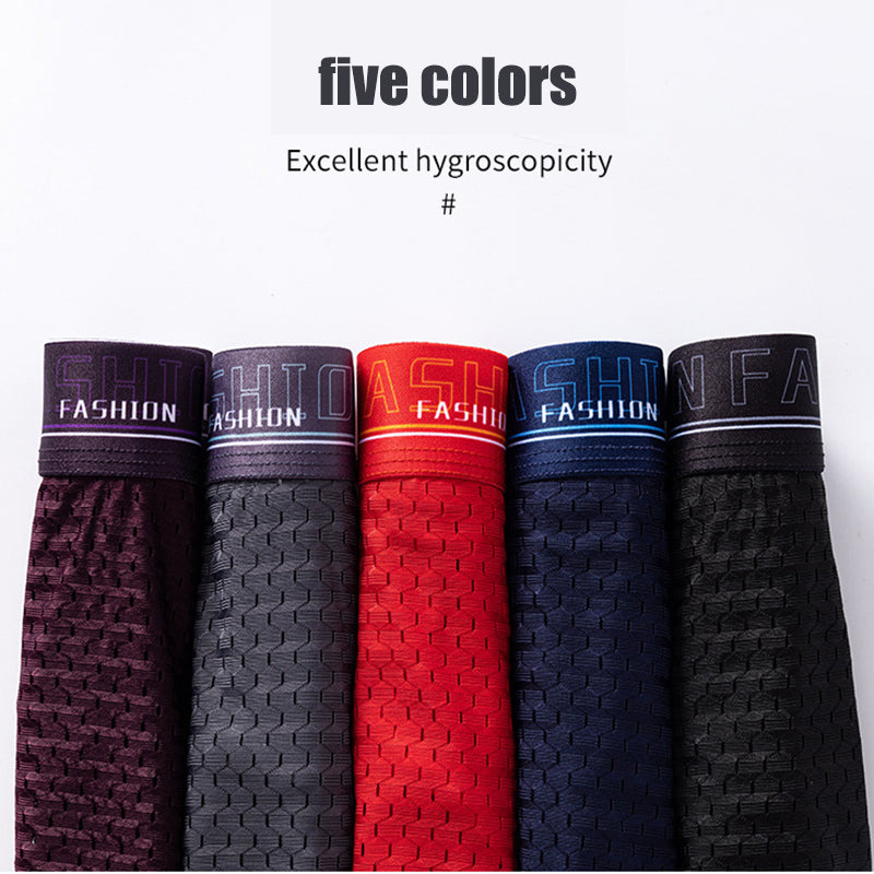 Men's New Modal Multicolor Mesh Breathable Panties