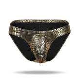 2021 Men's Low Waist Polyester Briefs - Amamble