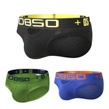 Modal Men's Hips Lifting Cotton Low-rise Briefs