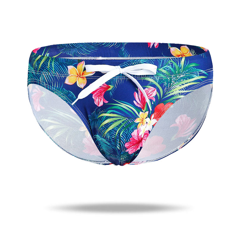 2021 new men's low waist swimsuit - Amamble
