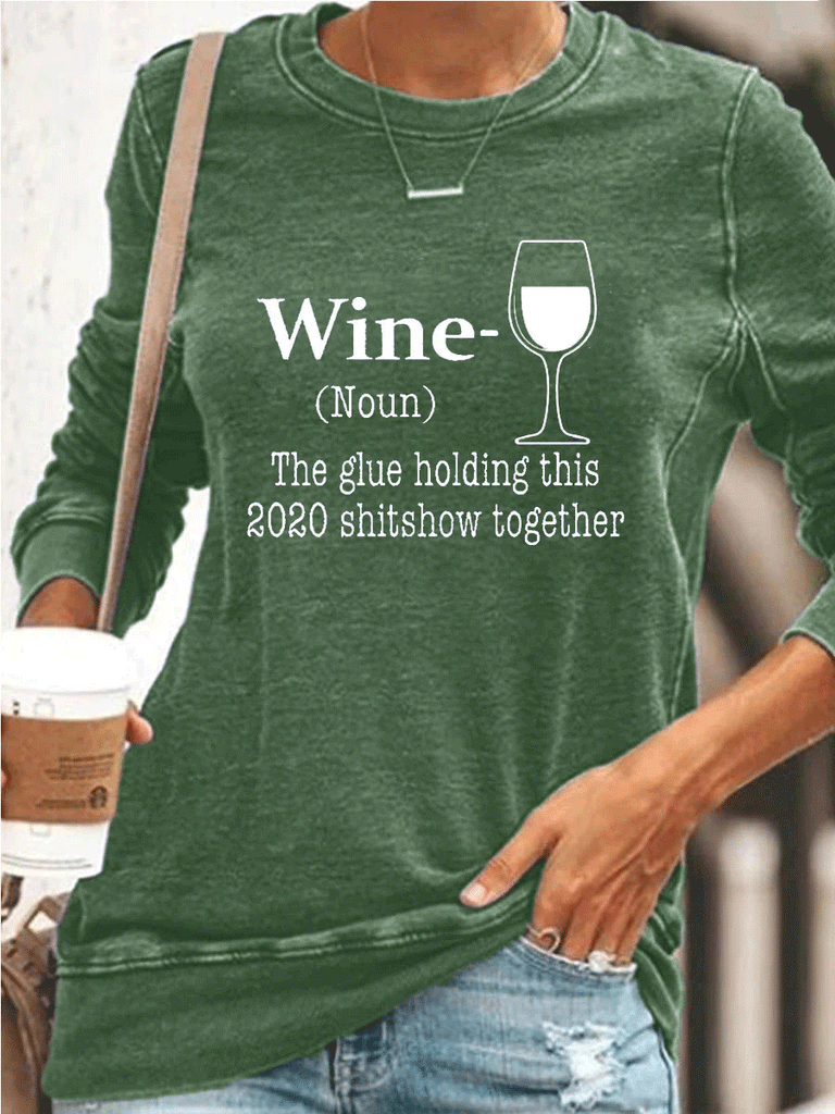 WINE Sweatshirt - Amamble