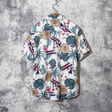 Retro trend holiday men's shirt - Amamble