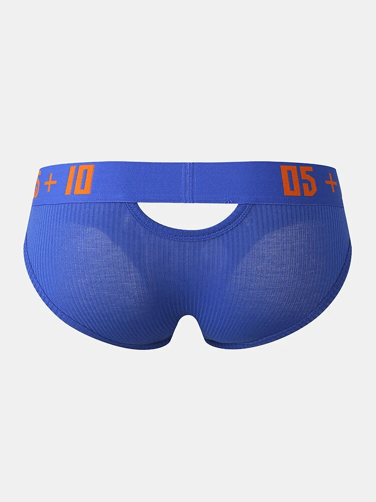 Modal Men's Hips Lifting Cotton Low-rise Briefs