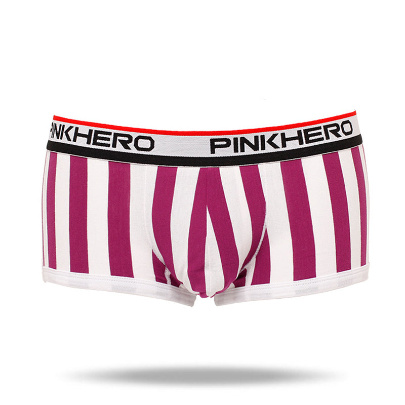 2021 Dynamic Yarn-Dyed Stripes Men's Boxer Briefs - Amamble