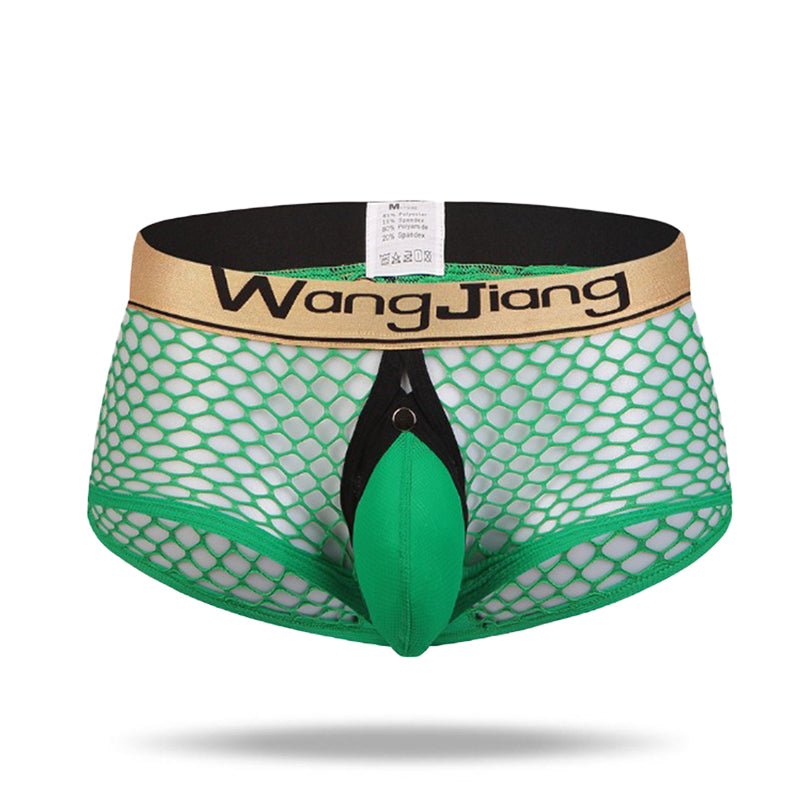 2021 men's mesh split boxer beiefs - Amamble