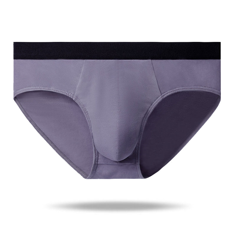 Men's modal mid-waist seamless briefs - Amamble