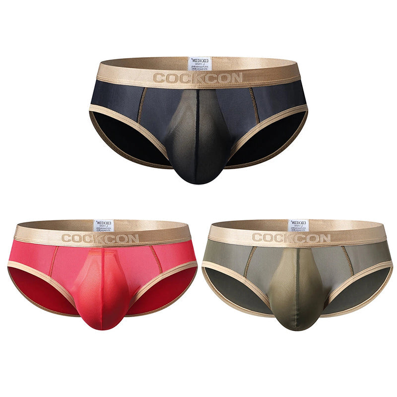 Thin Mesh Support Pouch Stylish Mens Underwear