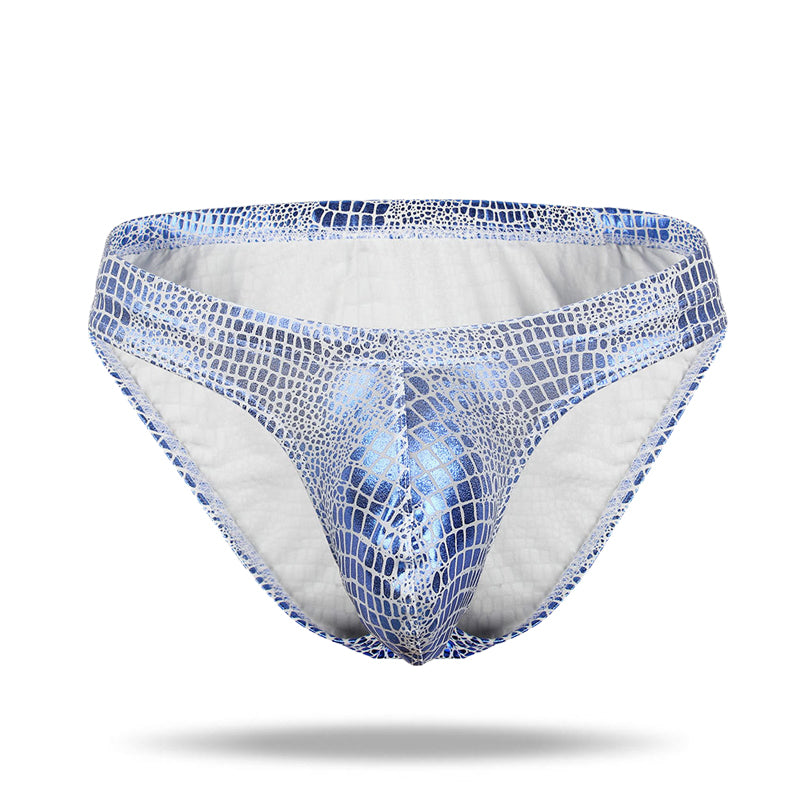 2021 Men's Low Waist Polyester Briefs - Amamble