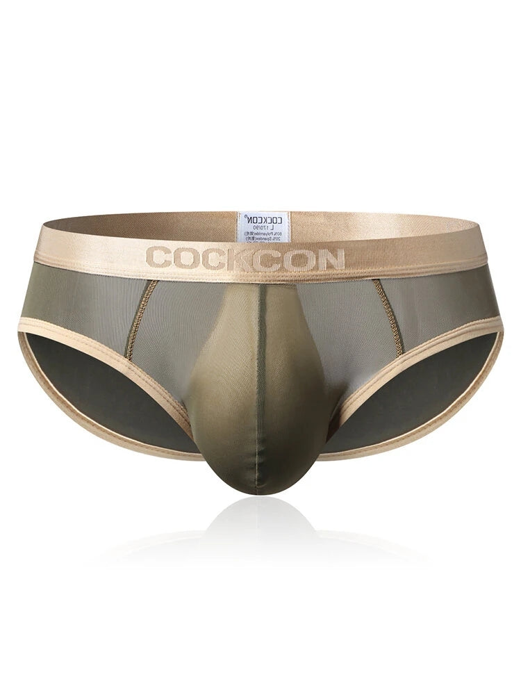 Thin Mesh Support Pouch Stylish Mens Underwear