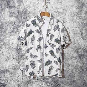 Retro trend holiday men's shirt - Amamble