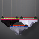 Mens Rainbow Belt Cotton Comfy Briefs