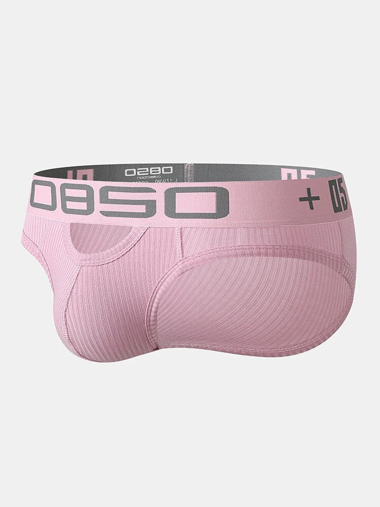 Modal Men's Hips Lifting Cotton Low-rise Briefs