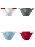 4 Pack Men’s Large Pouch Tight Stretchy Bikini