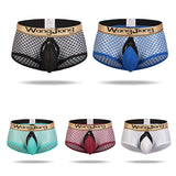 2021 men's mesh split boxer beiefs - Amamble