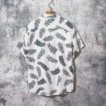 Retro trend holiday men's shirt - Amamble