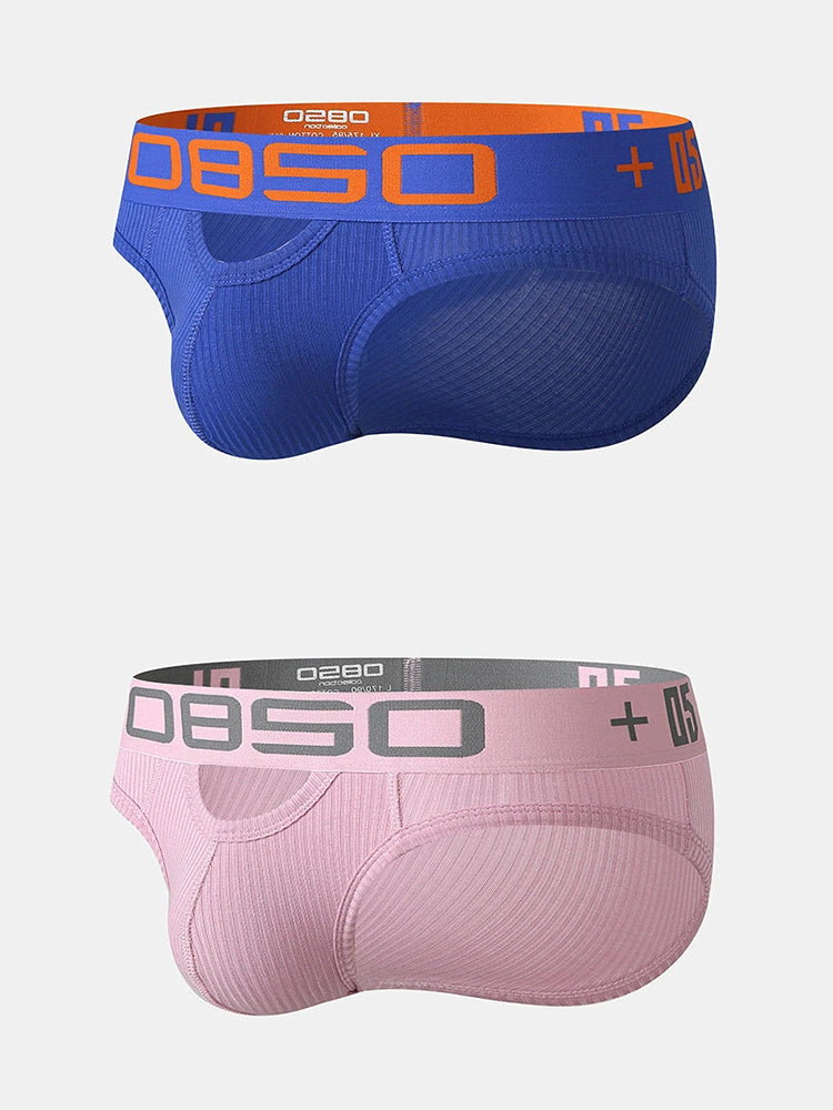 Modal Men's Hips Lifting Cotton Low-rise Briefs