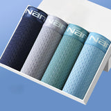 4-Pack Men's Ice Silk Cool Fresh Boxer Briefs
