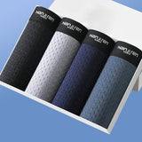 4-Pack Men's Ice Silk Cool Fresh Boxer Briefs
