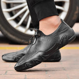 Men's cowhide casual comfortable shoes - Amamble