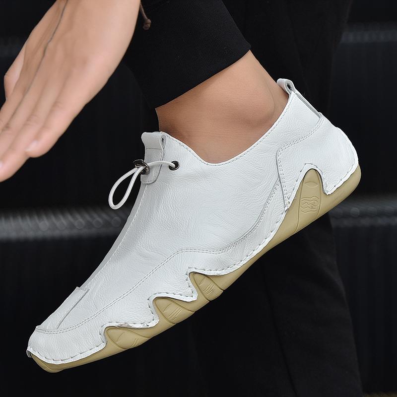 Men's cowhide casual comfortable shoes - Amamble
