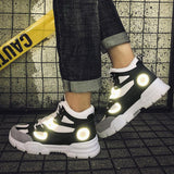 Men's High Top Luminous Martin Boots - Amamble