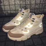 Men's High Top Luminous Martin Boots - Amamble