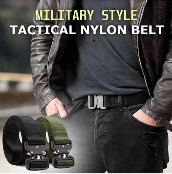 Military Style Tactical Nylon Belt - Amamble