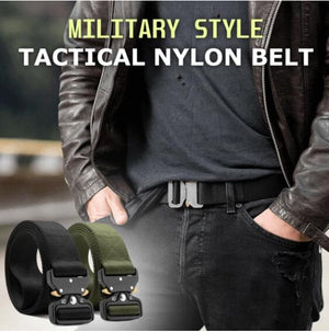 Military Style Tactical Nylon Belt - Amamble