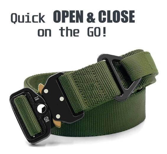 Military Style Tactical Nylon Belt - Amamble