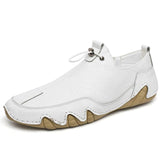 Men's cowhide casual comfortable shoes - Amamble