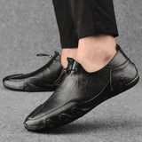 Men's cowhide casual comfortable shoes - Amamble