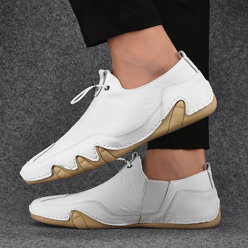 Men's cowhide casual comfortable shoes - Amamble