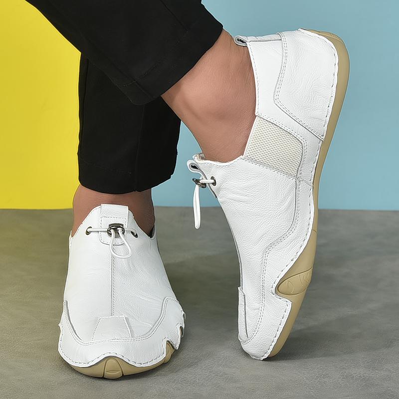 Men's cowhide casual comfortable shoes - Amamble