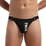 Men's ice silk low waist thong