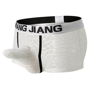 New lace pattern split design. Sexy and comfortable men's underwear