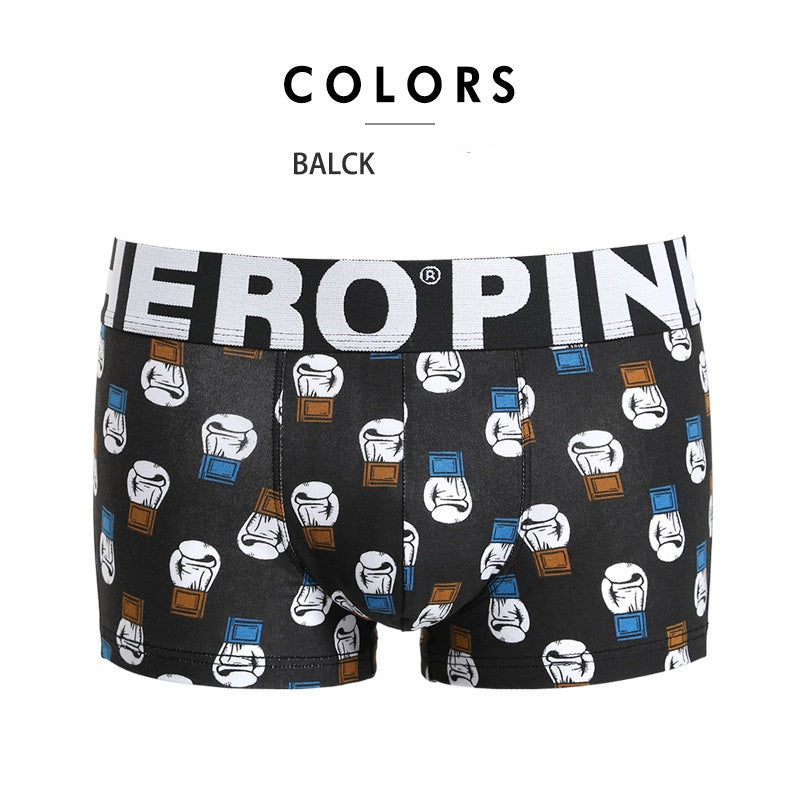 Men's Cartoon Print Boxer Underwear