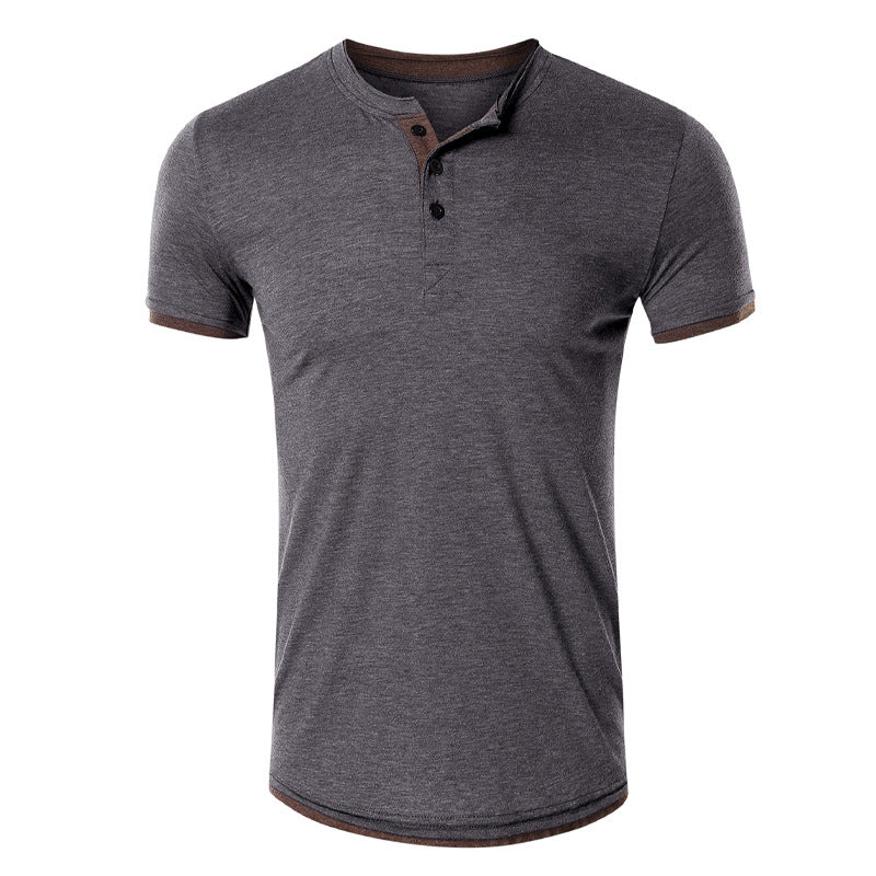 2021 Summer Solid Color T-Shirt - Amamble