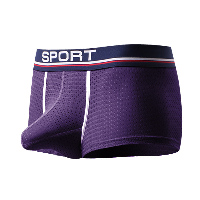 New breathable and separate design ice silk underwear, super comfortable.