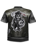 Round Neck Print Trendy T-Shirt - Amamble