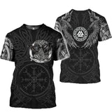 Viking Myth 3D Short-Sleeved T-Shirt - Amamble