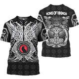 Viking Myth 3D Short-Sleeved T-Shirt - Amamble