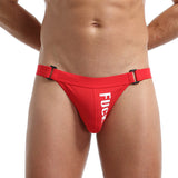Men's ice silk low waist thong